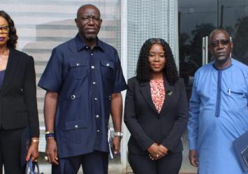 LACC Commissioners pose at the end of the Interpol workshop.