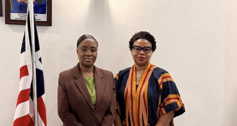 The Executive Chairperson of The Liberia Anti-Corruption Commission (LACC), Cllr. Alexandra K. Zoe, Held a Courtesy Meeting with a delegation from the International Development Law Organization (IDLO), Led by Country Manager, Madam Chinyelumugo Okoh
