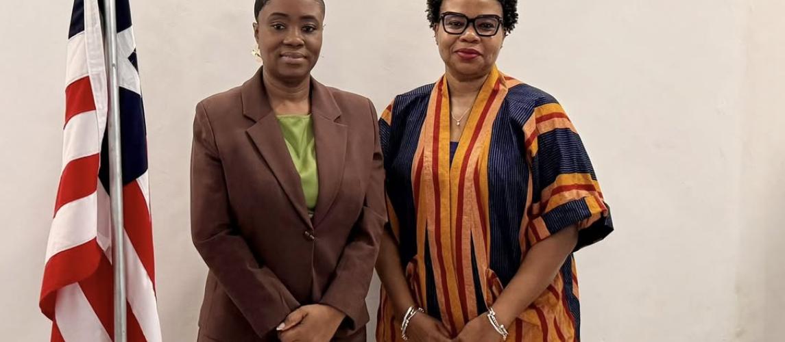 The Executive Chairperson of The Liberia Anti-Corruption Commission (LACC), Cllr. Alexandra K. Zoe, Held a Courtesy Meeting with a delegation from the International Development Law Organization (IDLO), Led by Country Manager, Madam Chinyelumugo Okoh