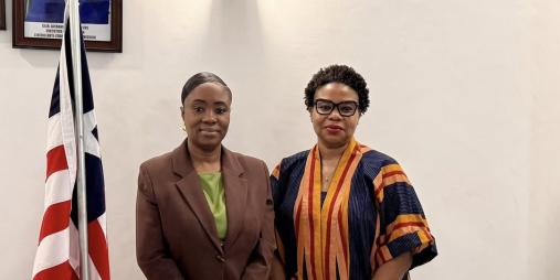 The Executive Chairperson of The Liberia Anti-Corruption Commission (LACC), Cllr. Alexandra K. Zoe, Held a Courtesy Meeting with a delegation from the International Development Law Organization (IDLO), Led by Country Manager, Madam Chinyelumugo Okoh