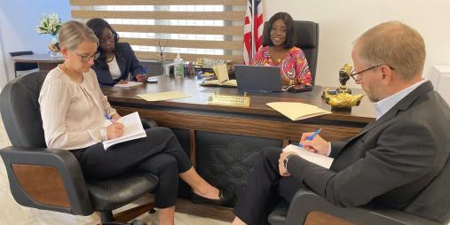 LACC Meets with New Swedish Ambassador Karl Backeus and Team